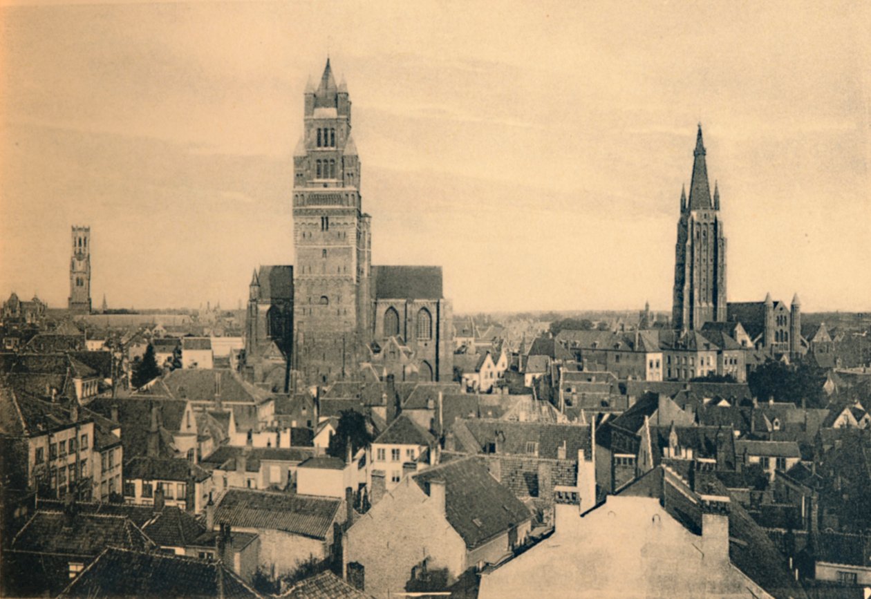 The Three Towers: The Belfry, the Cathedral, and Our Lady