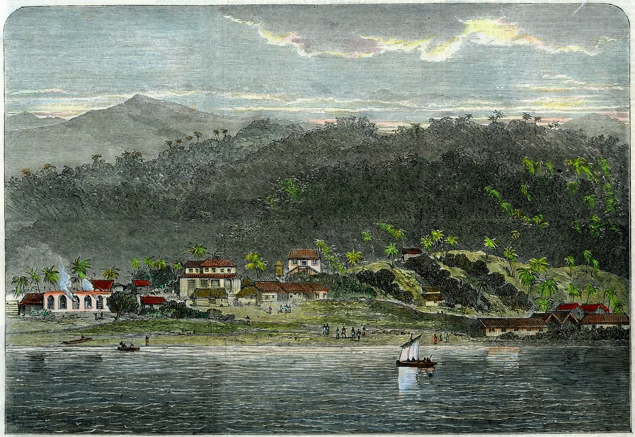 The Town of Morant, Morant Bay, Jamaica by Unbekannt
