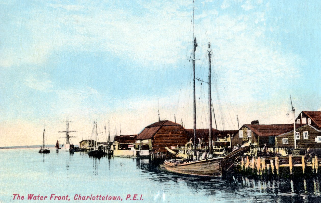 The waterfront, Charlottetown, Prince Edward Island, Canada by Unbekannt