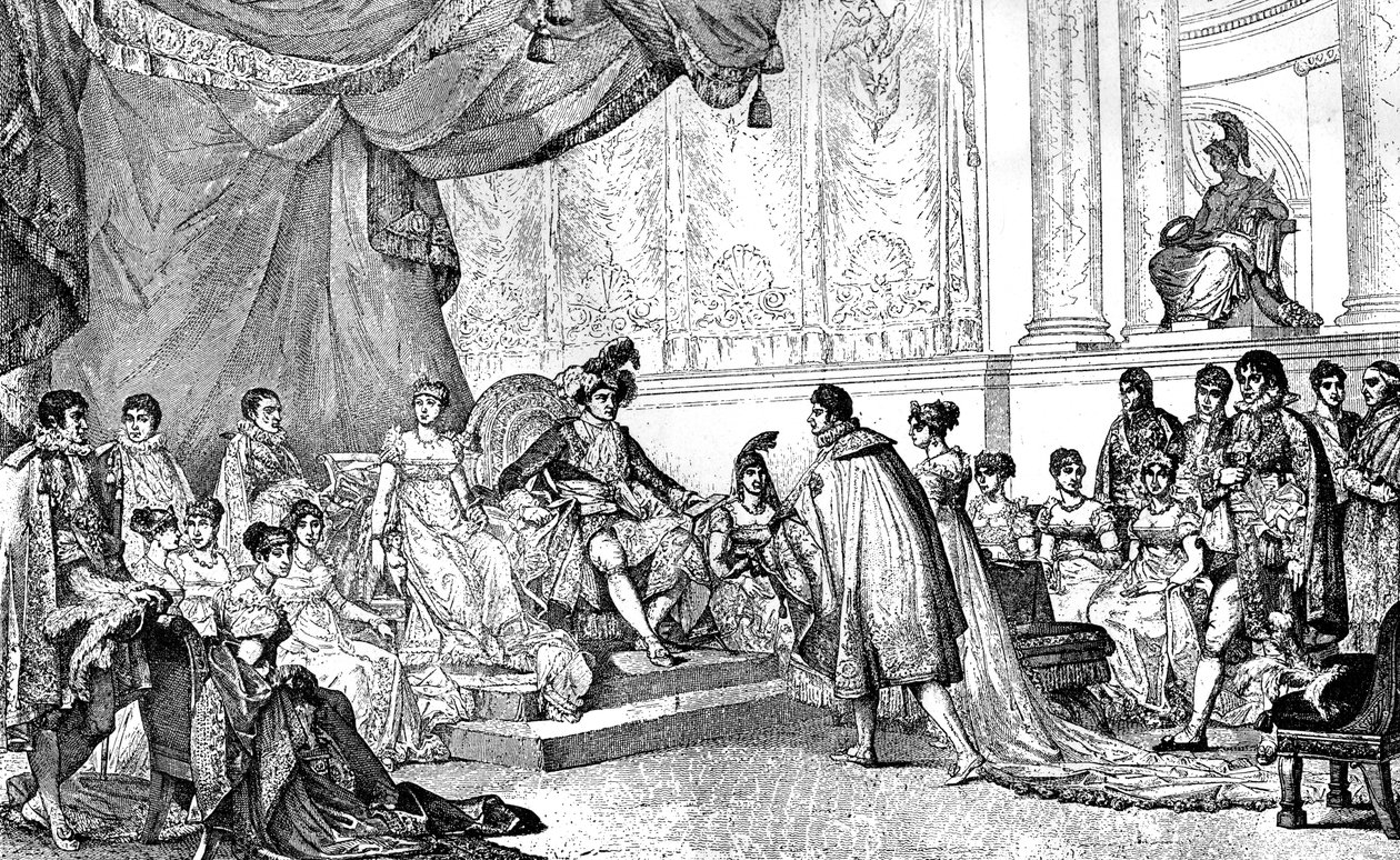 The wedding of Jerome Bonaparte, 22nd August 1807 by Unbekannt