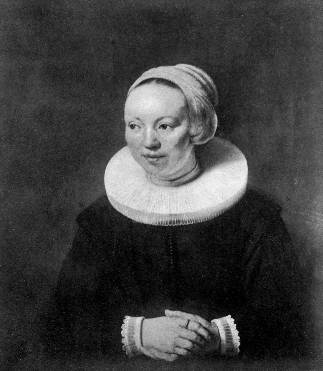 The wife of Nicolas Berghem by Unbekannt
