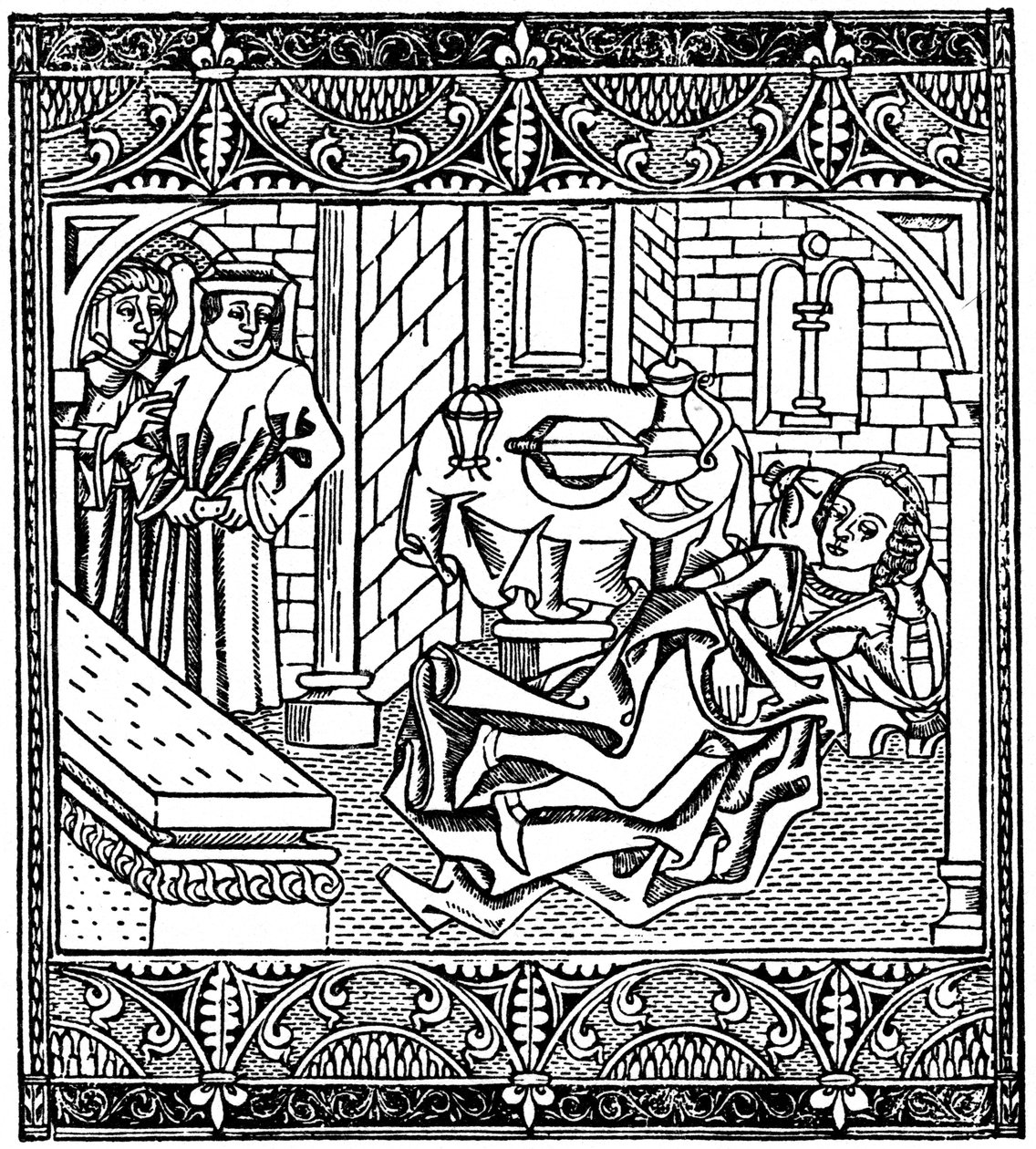 The wife of Xanthus asleep, 1485 1964 by Unbekannt