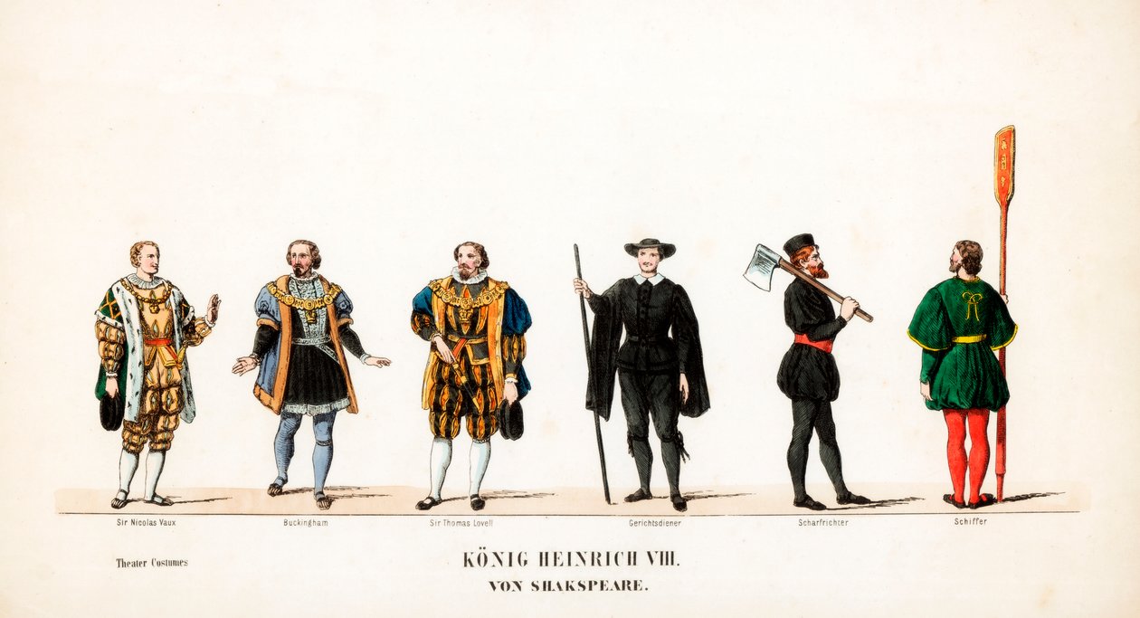 Theatre costume designs for Shakespeare