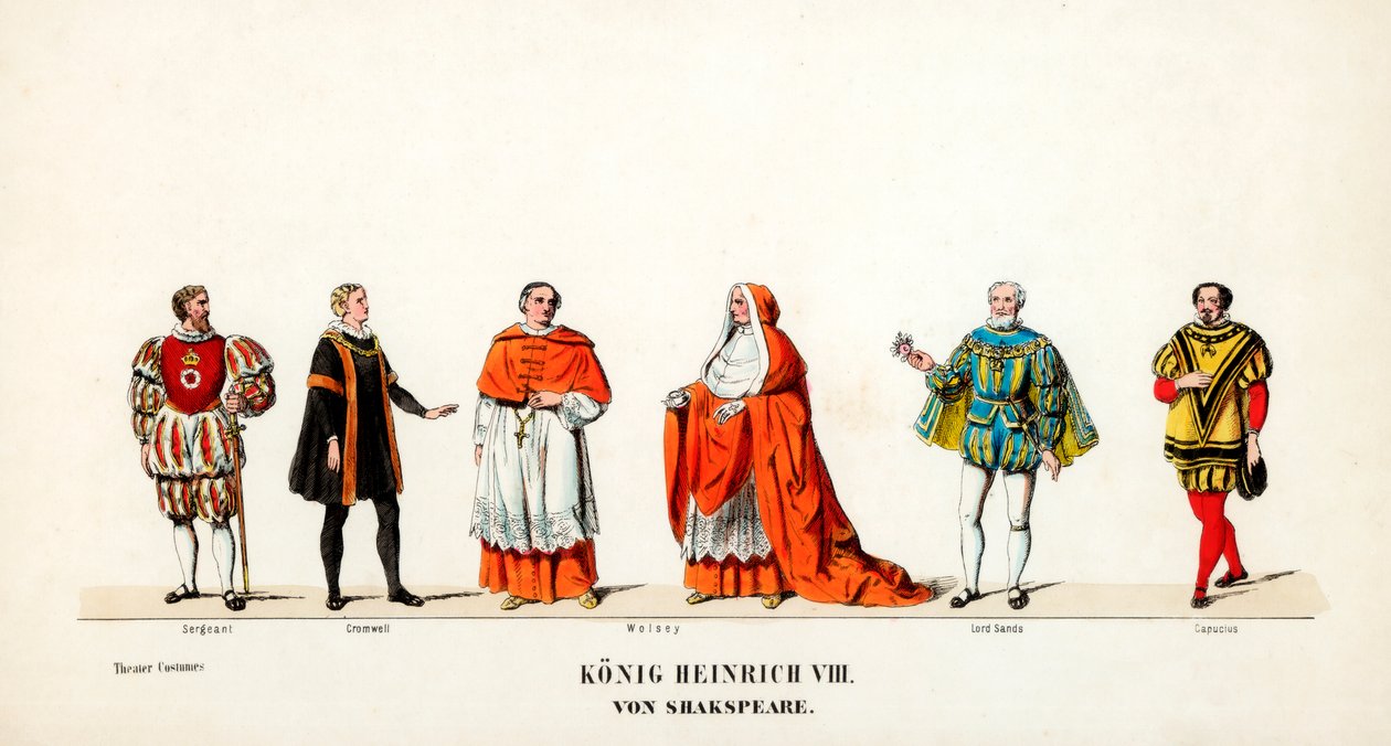 Theatre costume designs for Shakespeare