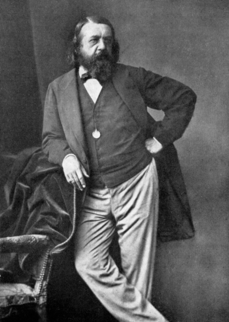 Theophile Gautier, French Poet, Dramatist, Novelist, Journalist, and Literary Critic, 19th Century by Unbekannt