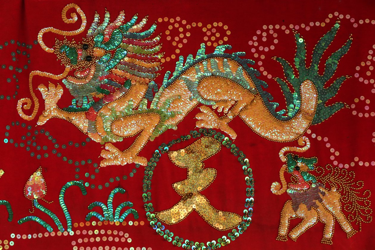 Thien Hau Taoist Temple. Dragon. Ho Chi Minh City, Vietnam by Unbekannt