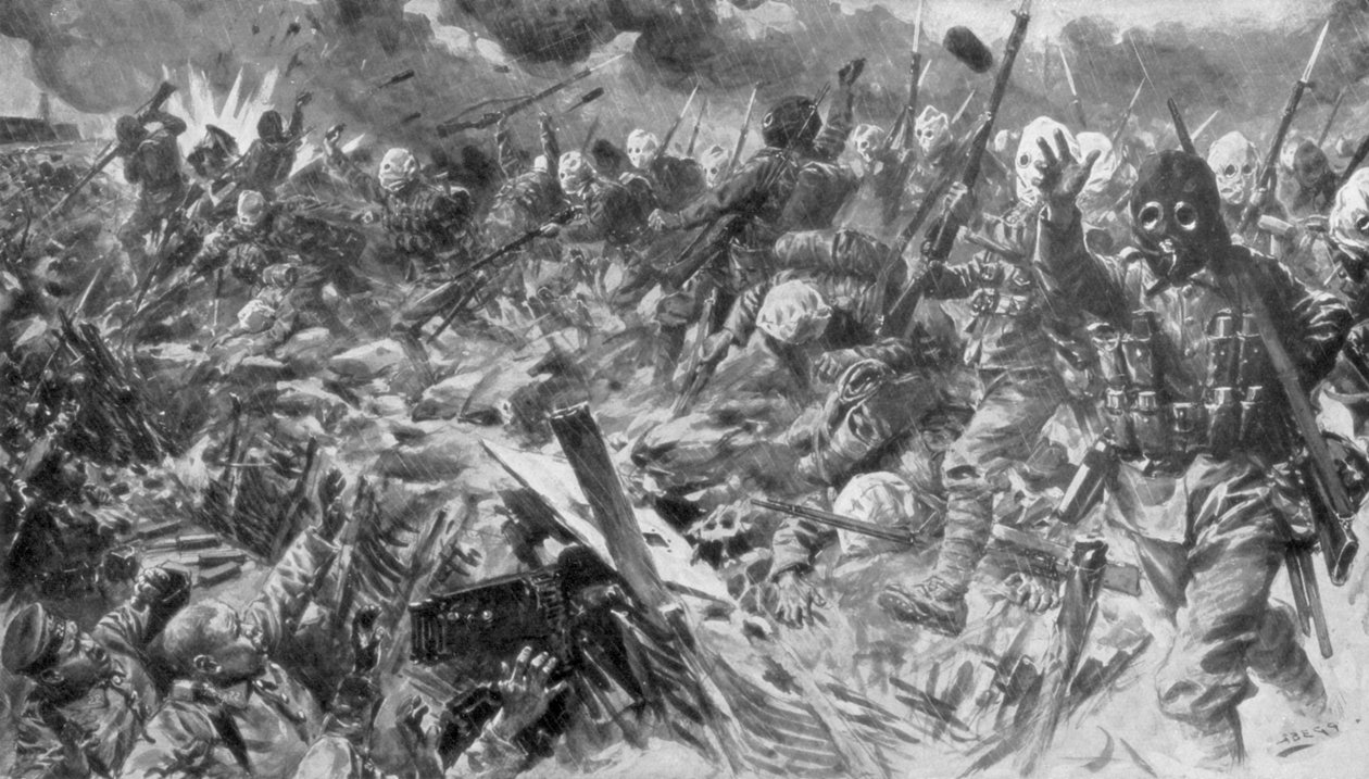 Third Battle of Artois, France, World War I, 25 September 1915 by Unbekannt
