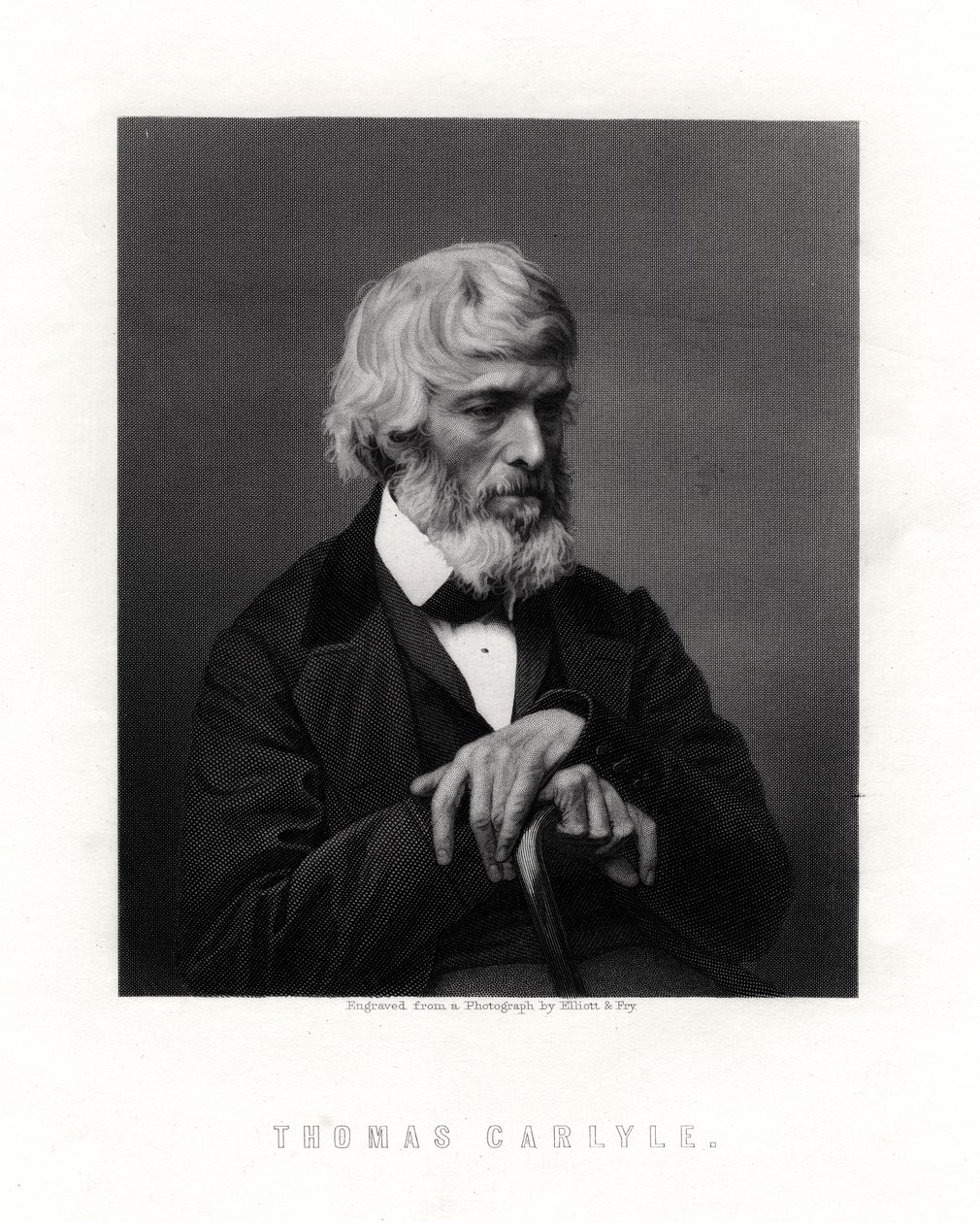 Thomas Carlyle, Scottish Essayist, Satirist, and Historian by Unbekannt