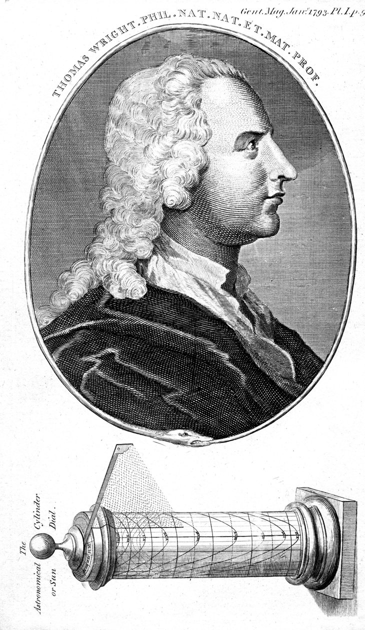 Thomas Wright, English astronomer, scientific instrument maker and teacher by Unbekannt