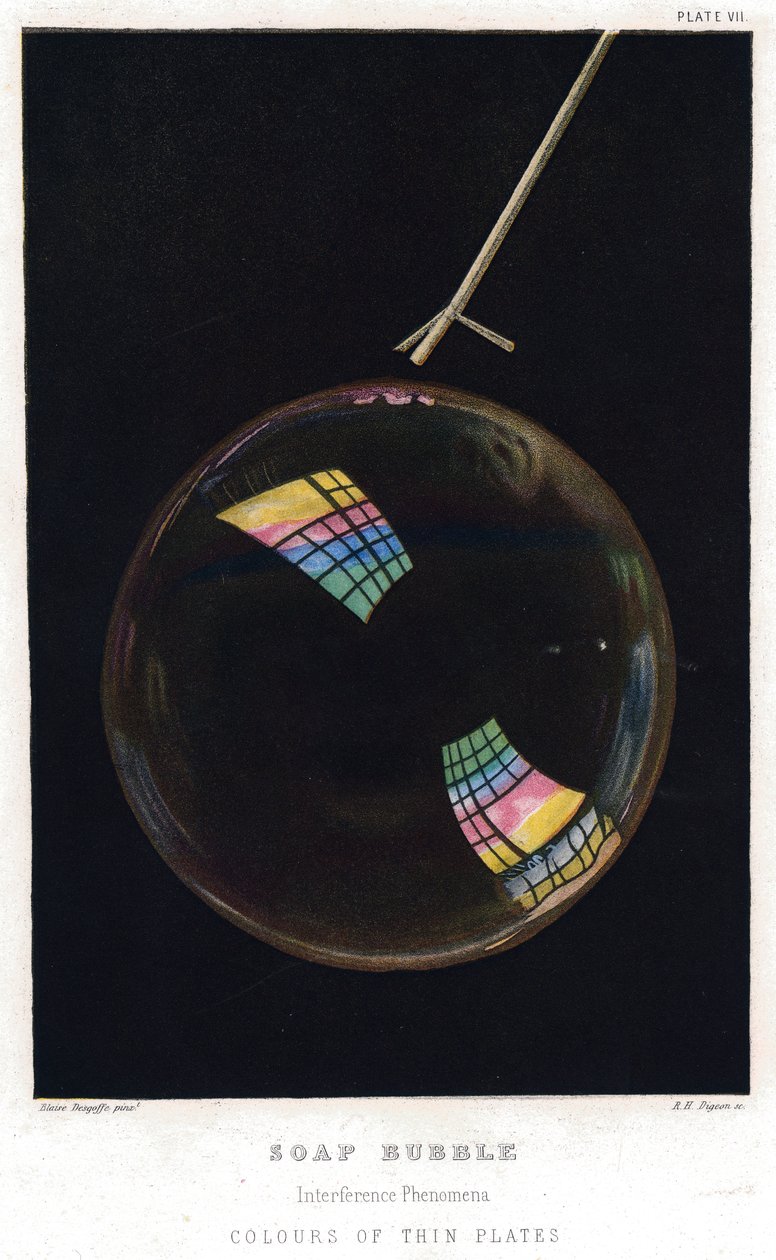 Thin Films Illustrated by Soap Bubble by Unbekannt