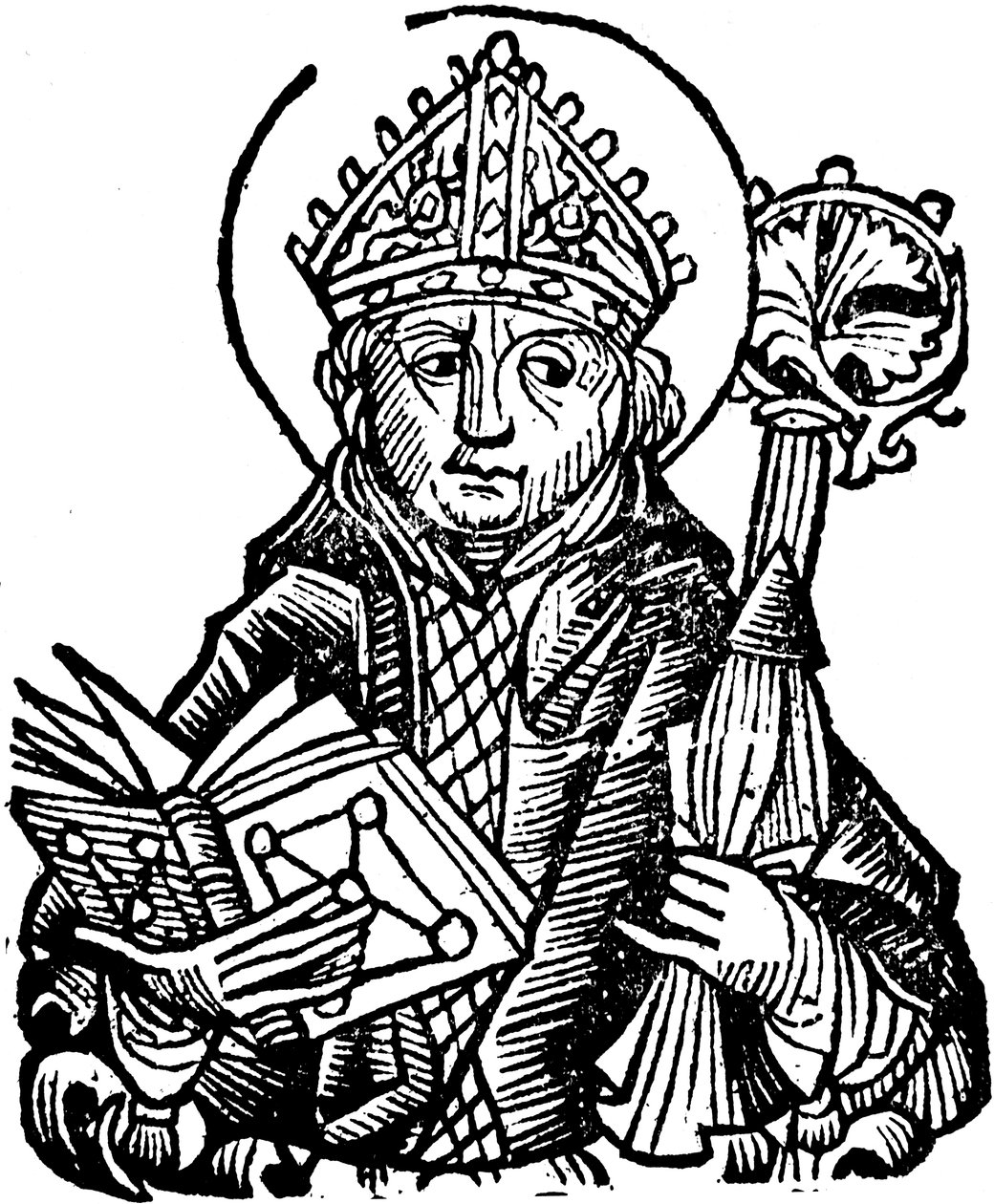 Thomas a Becket, English churchman, saint and martyr, 1493 by Unbekannt