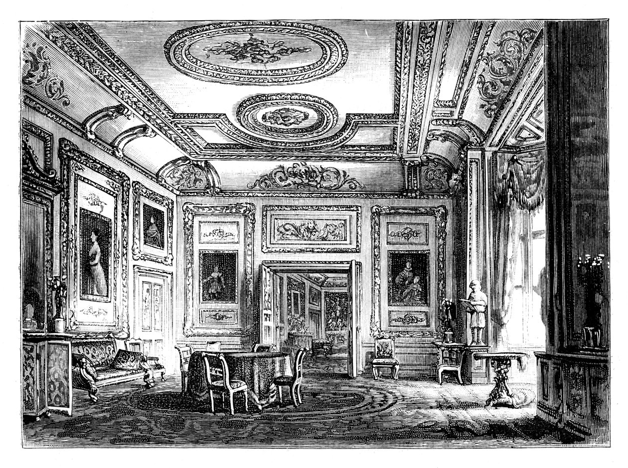 The White Drawing Room, Windsor Castle by Unbekannt