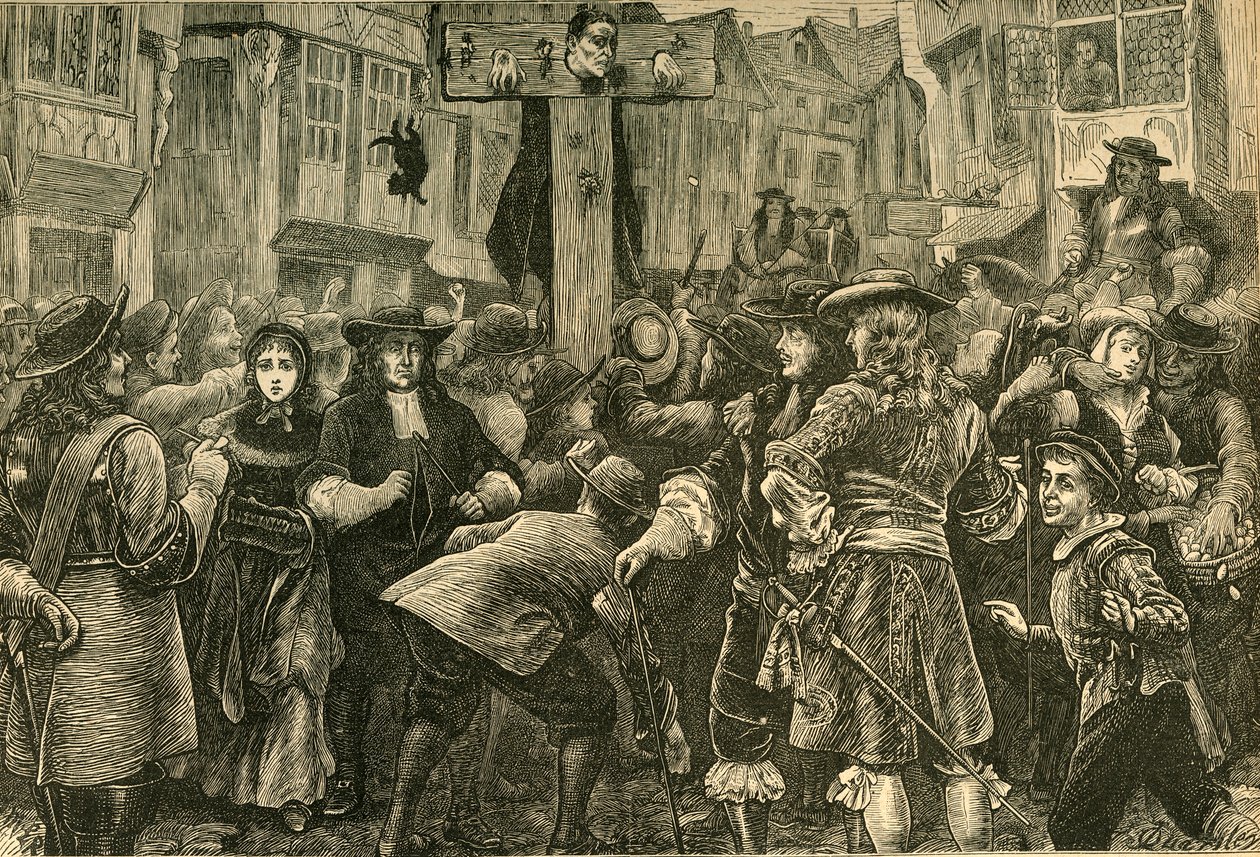 Titus Oates in the Pillory by Unbekannt