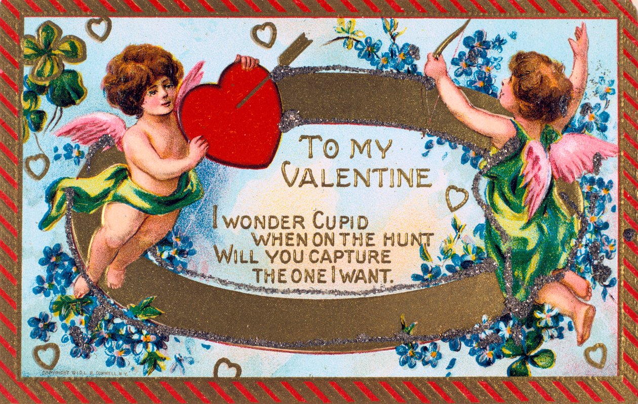 To My Valentine, American Valentine card, c1908 by Unbekannt
