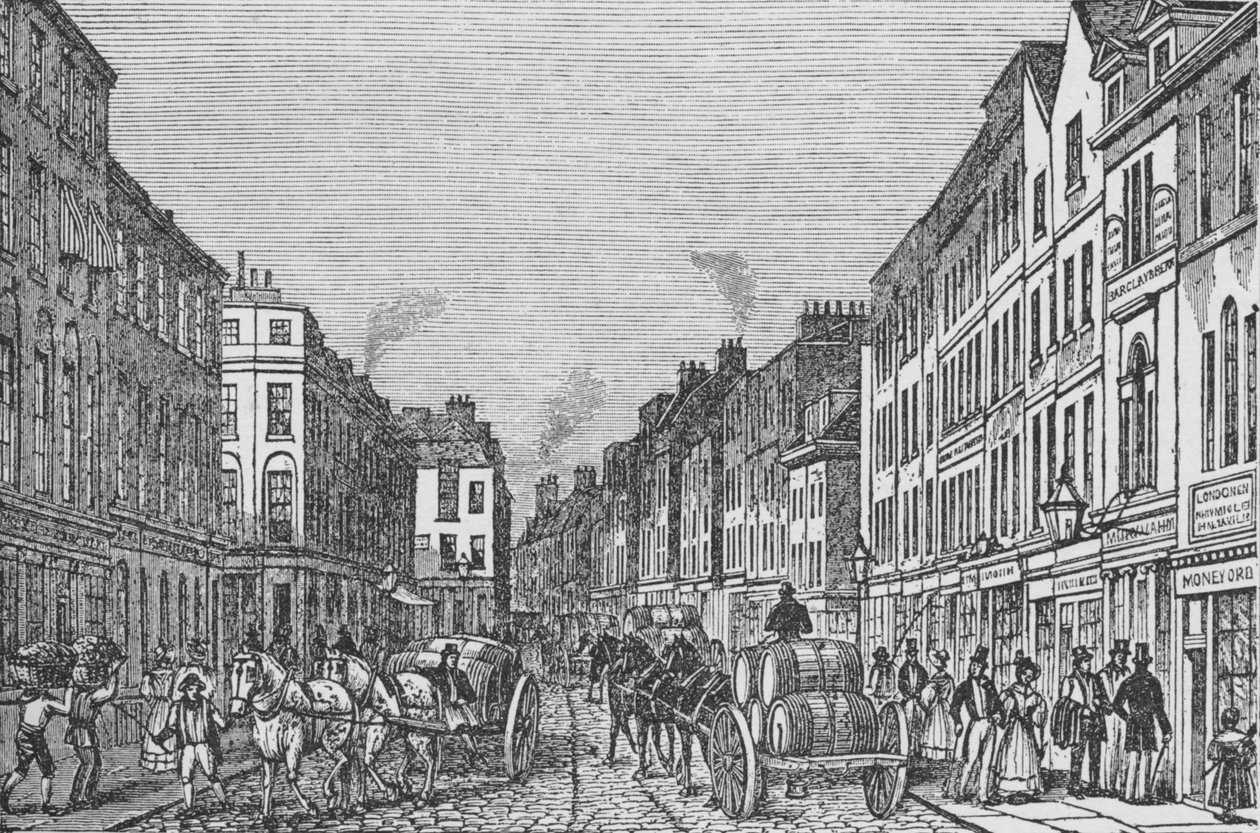 Tooley Street in the First Half of the Nineteenth Century by Unbekannt