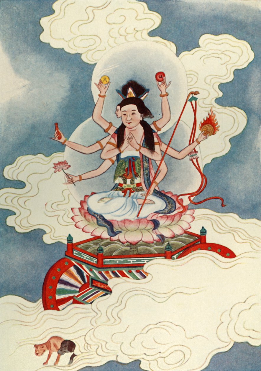 Tou Mu, Goddess of the North Star, 1922 by Unbekannt