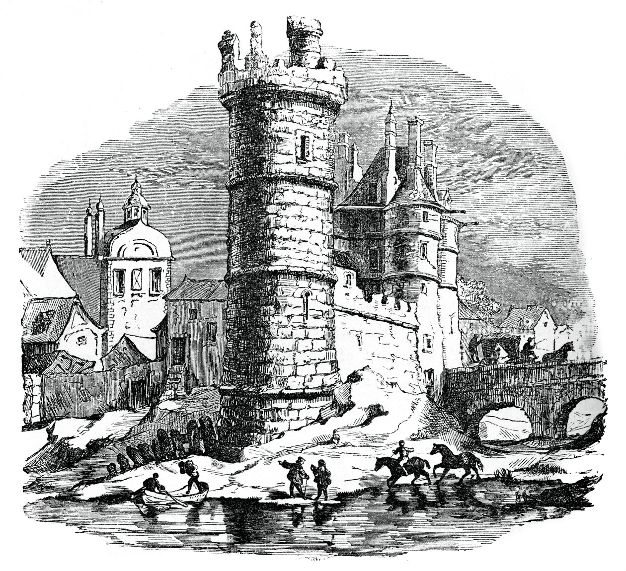 Tour de Nesle, Paris, 17th century, 1870 by Unbekannt