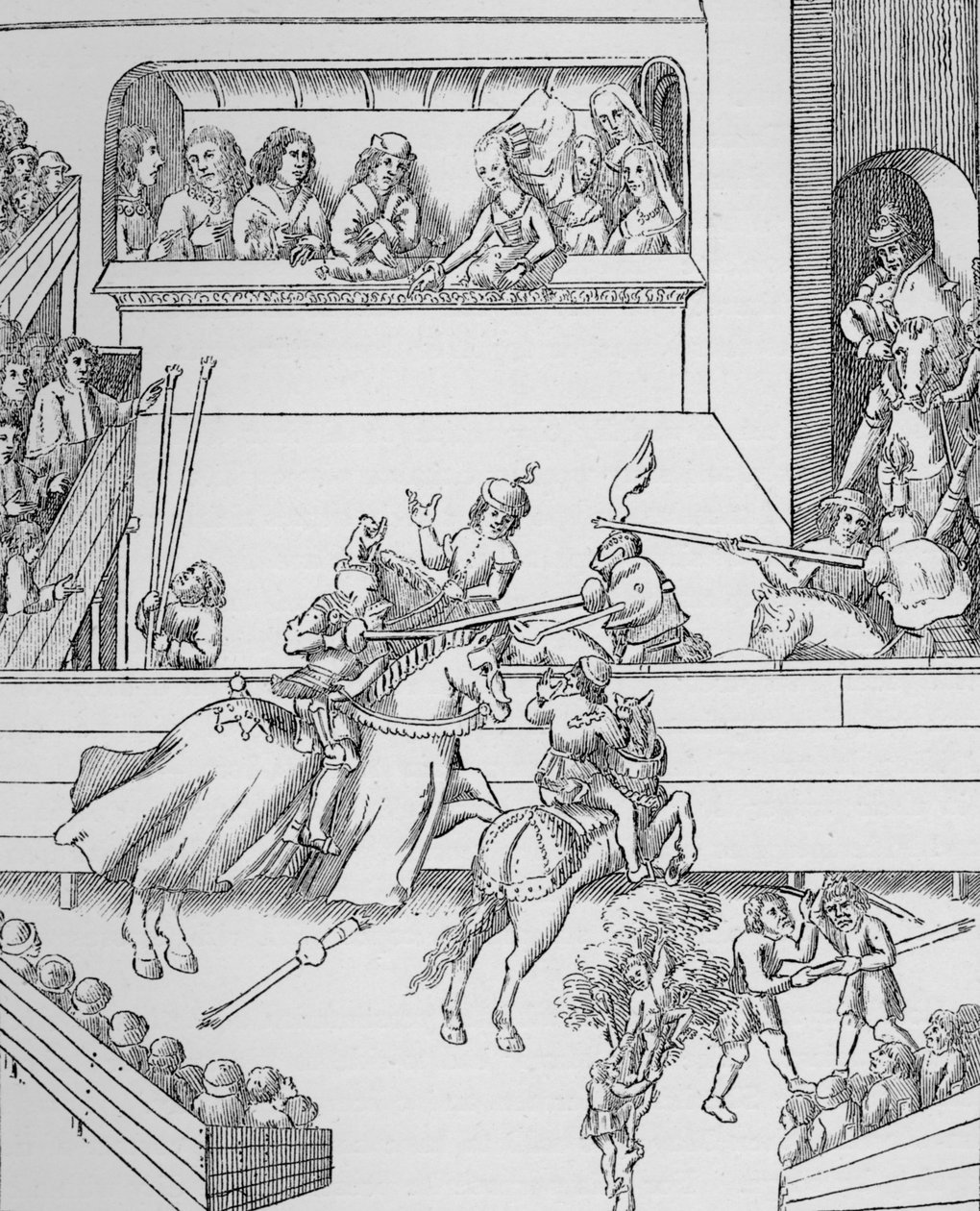 Tournament of the Earl of Warwick, 16th century by Unbekannt
