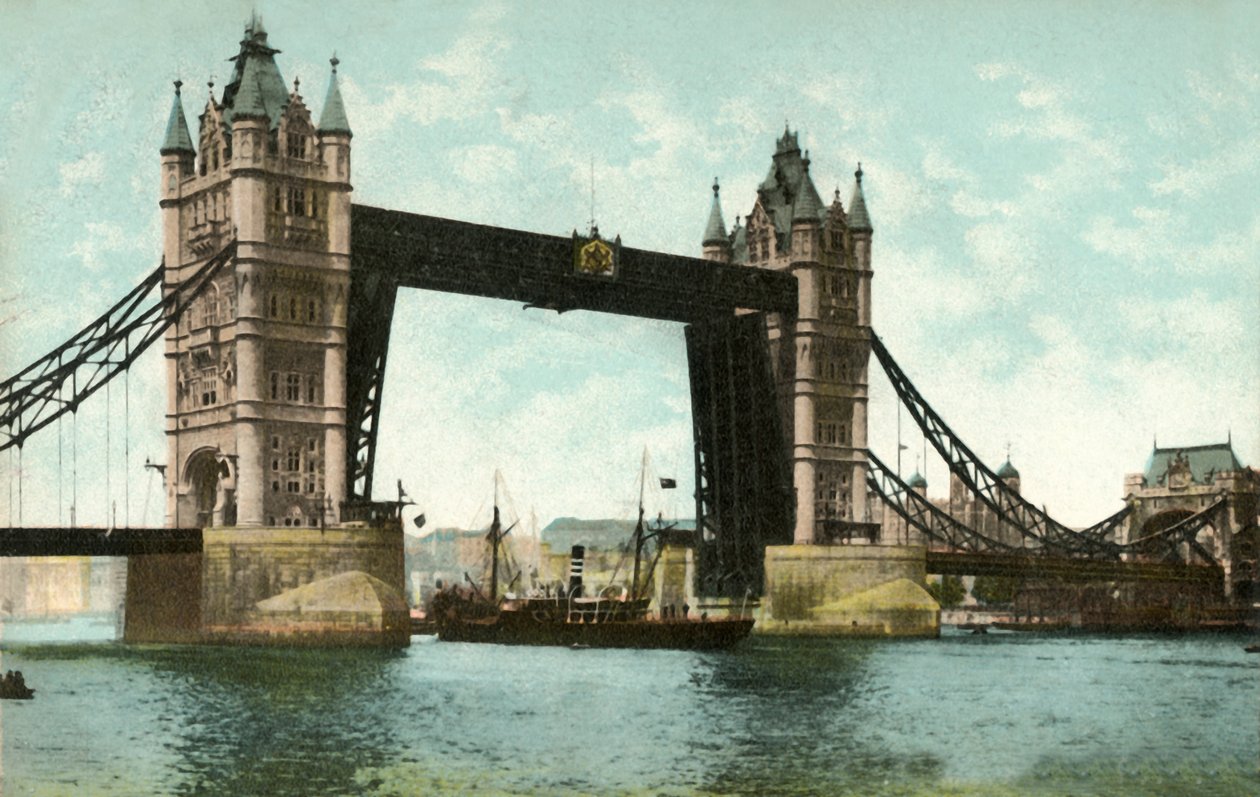 Tower Bridge, London, 1906 by Unbekannt