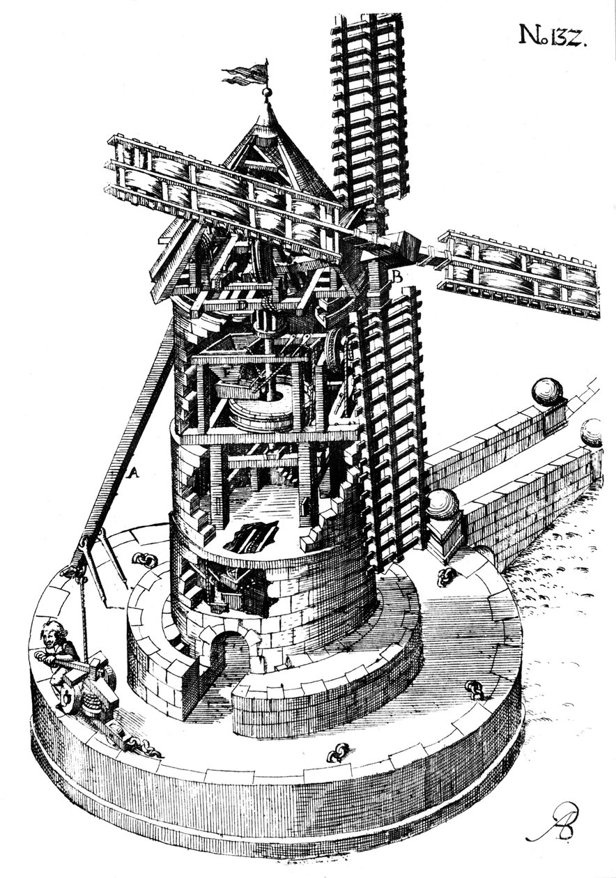 Tower mill by Unbekannt