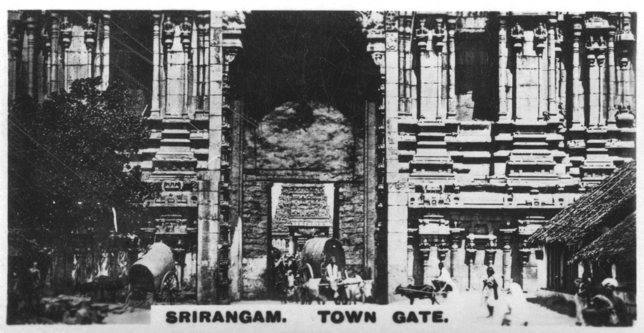 Town Gate, Srirangam, India by Unbekannt