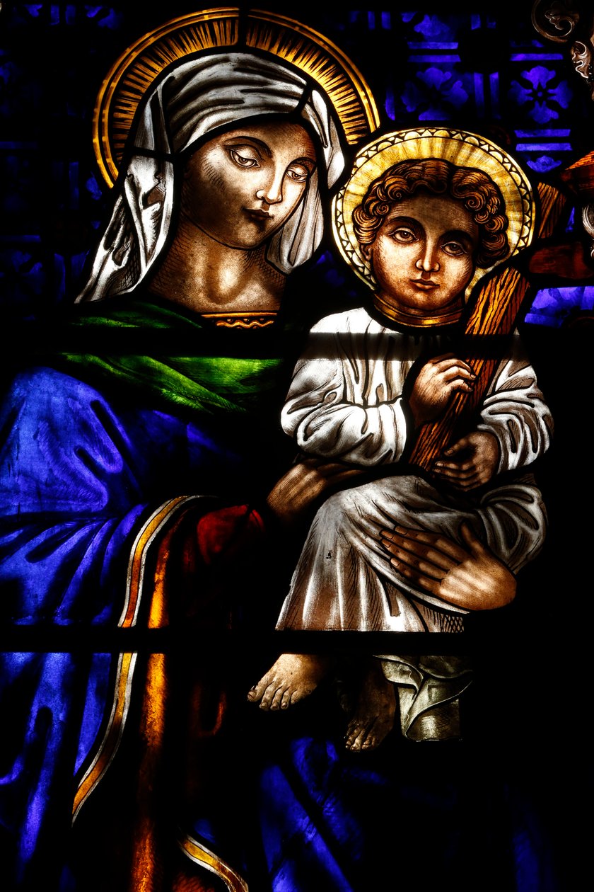 Trinity Church - Virgin Mary and Jesus, New York, United States by Unbekannt
