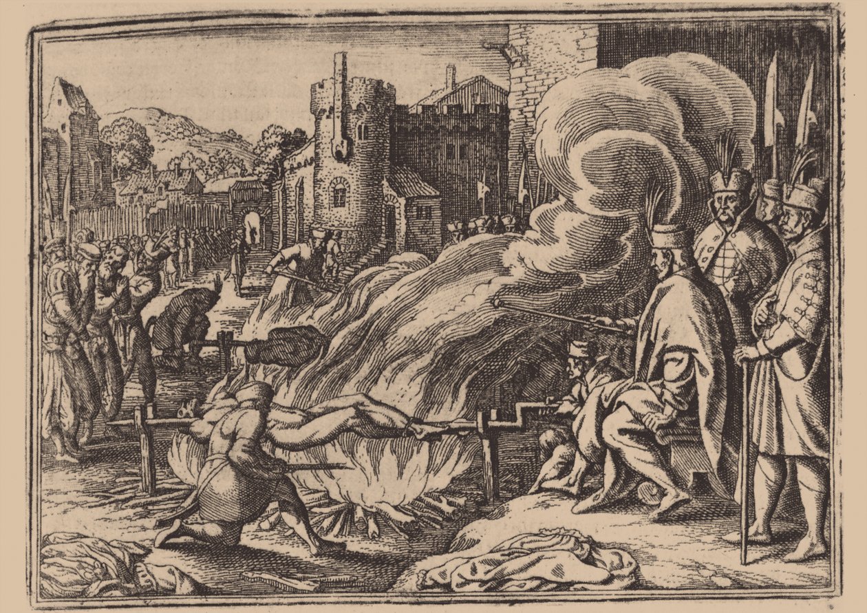 Tsar Ivan the Terrible tortures his rivals in Livonia by Unbekannt
