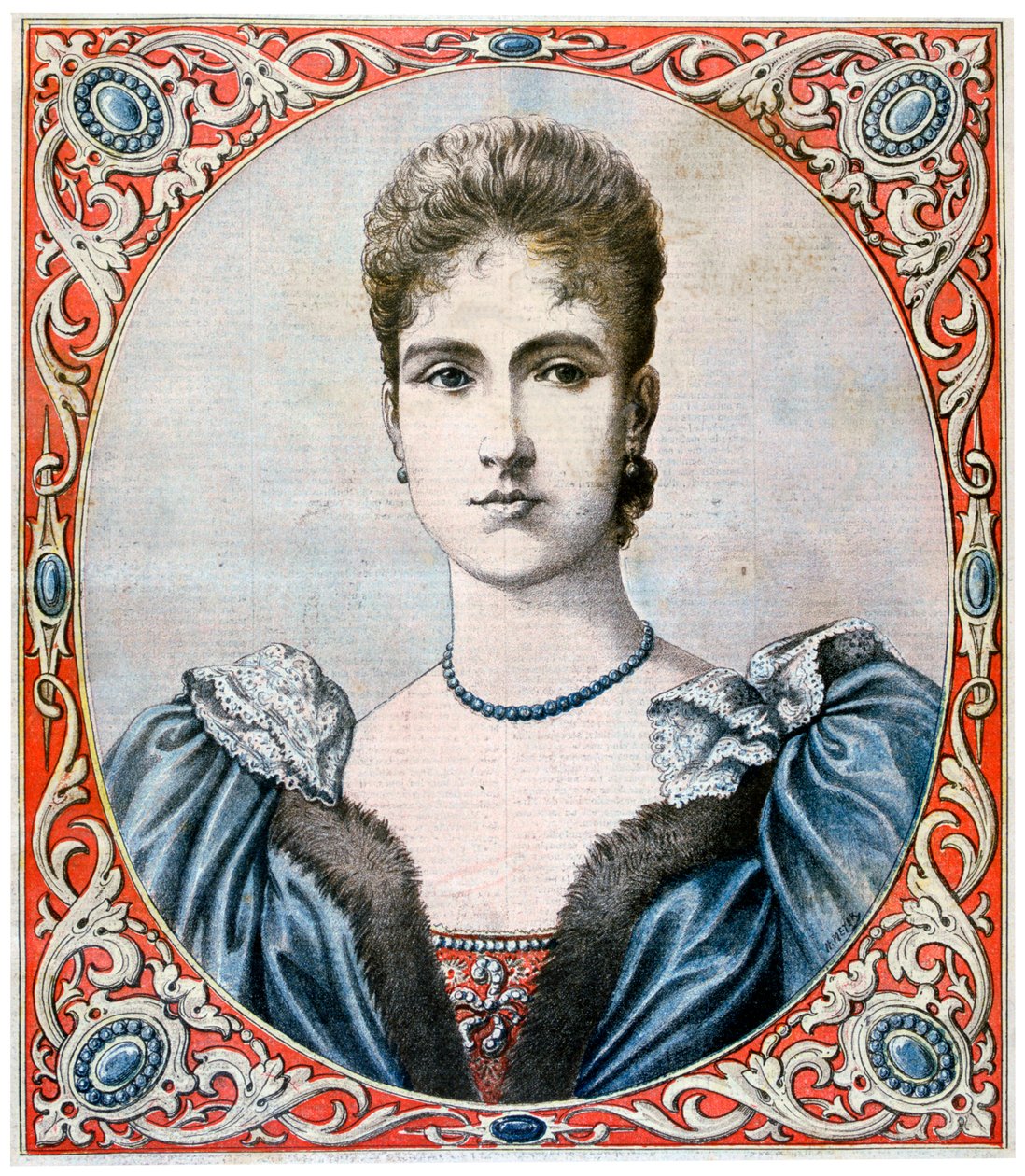 Tsarina Alexandra, Empress consort of Russia by Unbekannt