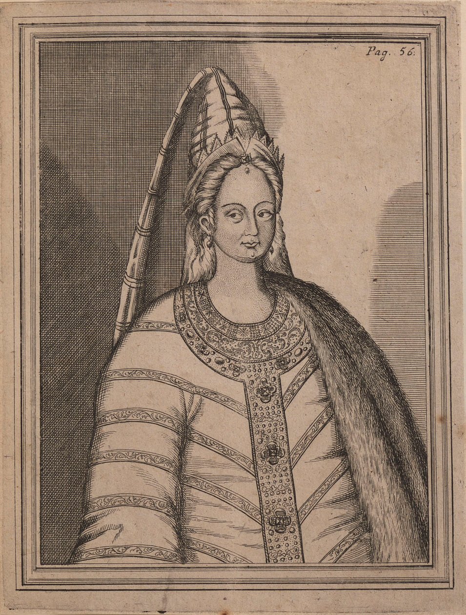 Tsarina Irina Godunova 1557-1603, the wife of Tsar Feodor I of Russia by Unbekannt