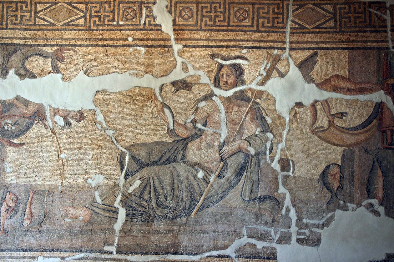 Thetis among the Fish Mosaic, from Iskenderum, Turkey by Unbekannt