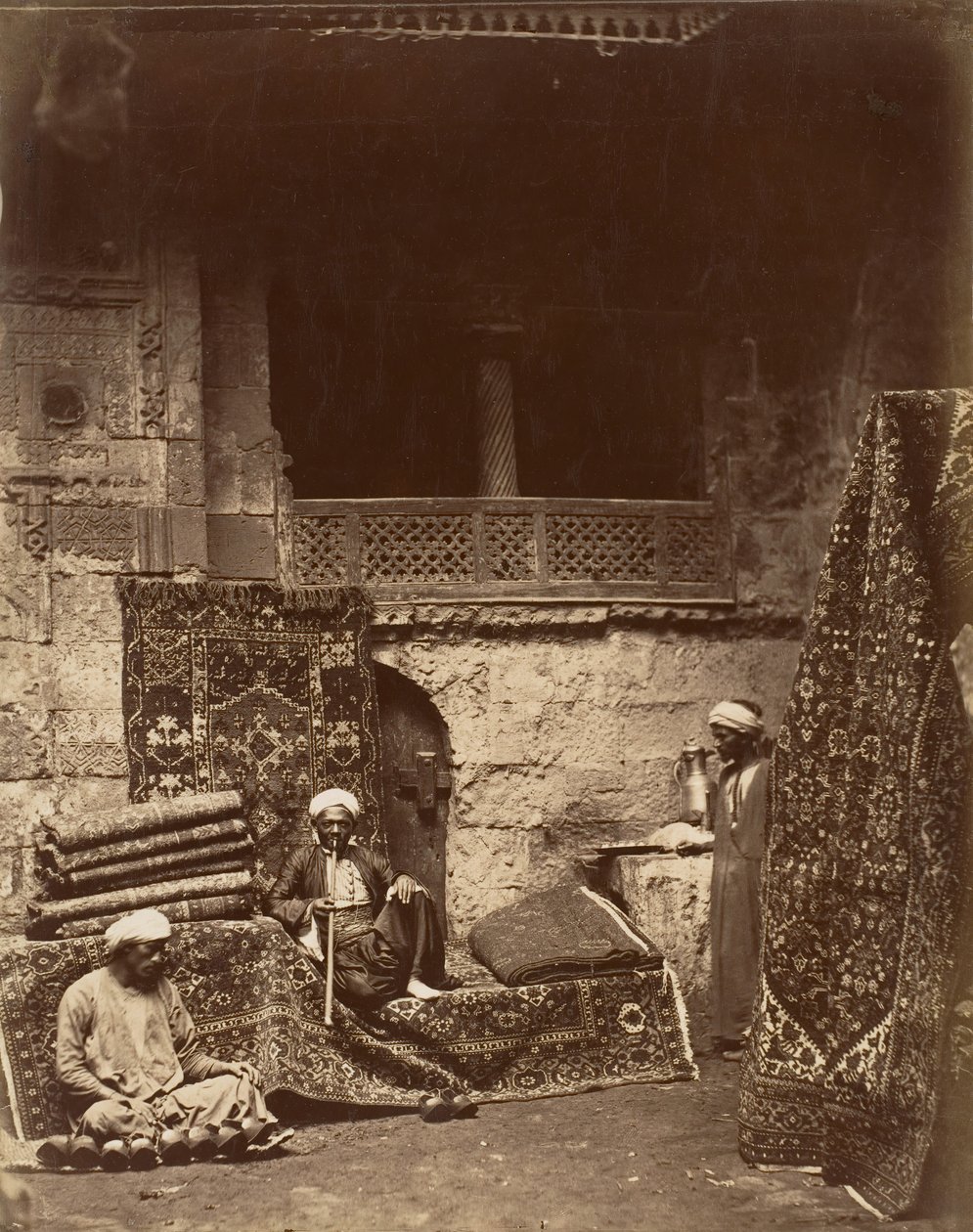 Turkish Carpet Bazaar, Cairo by Unbekannt