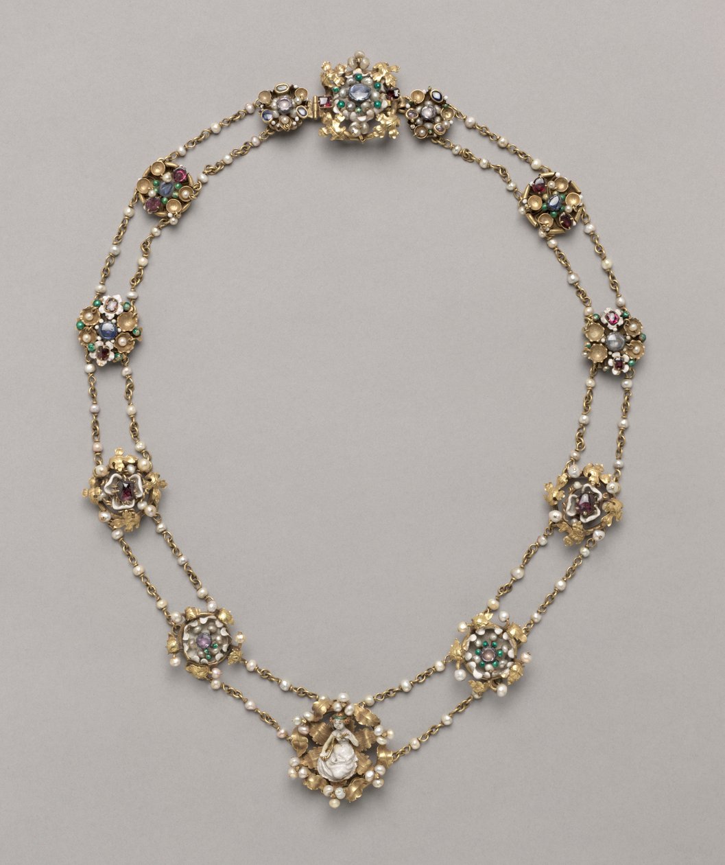 Twelve Medallions Mounted as a Necklace by Unbekannt