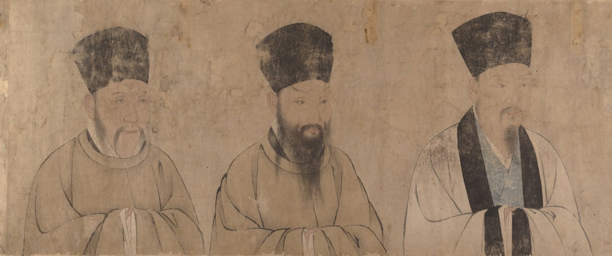 Twenty-five bust portraits of famous scholars, 16th century by Unbekannt