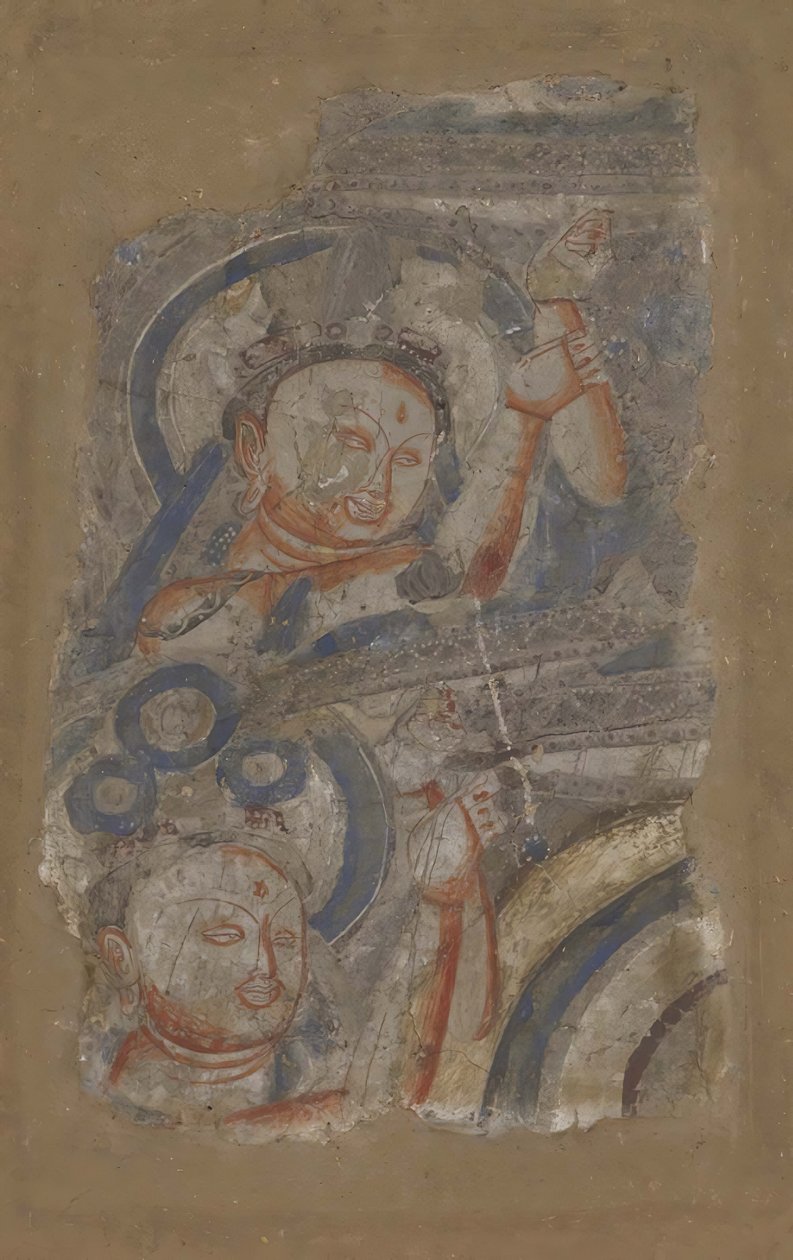 Two Bodhisattvas by Unbekannt
