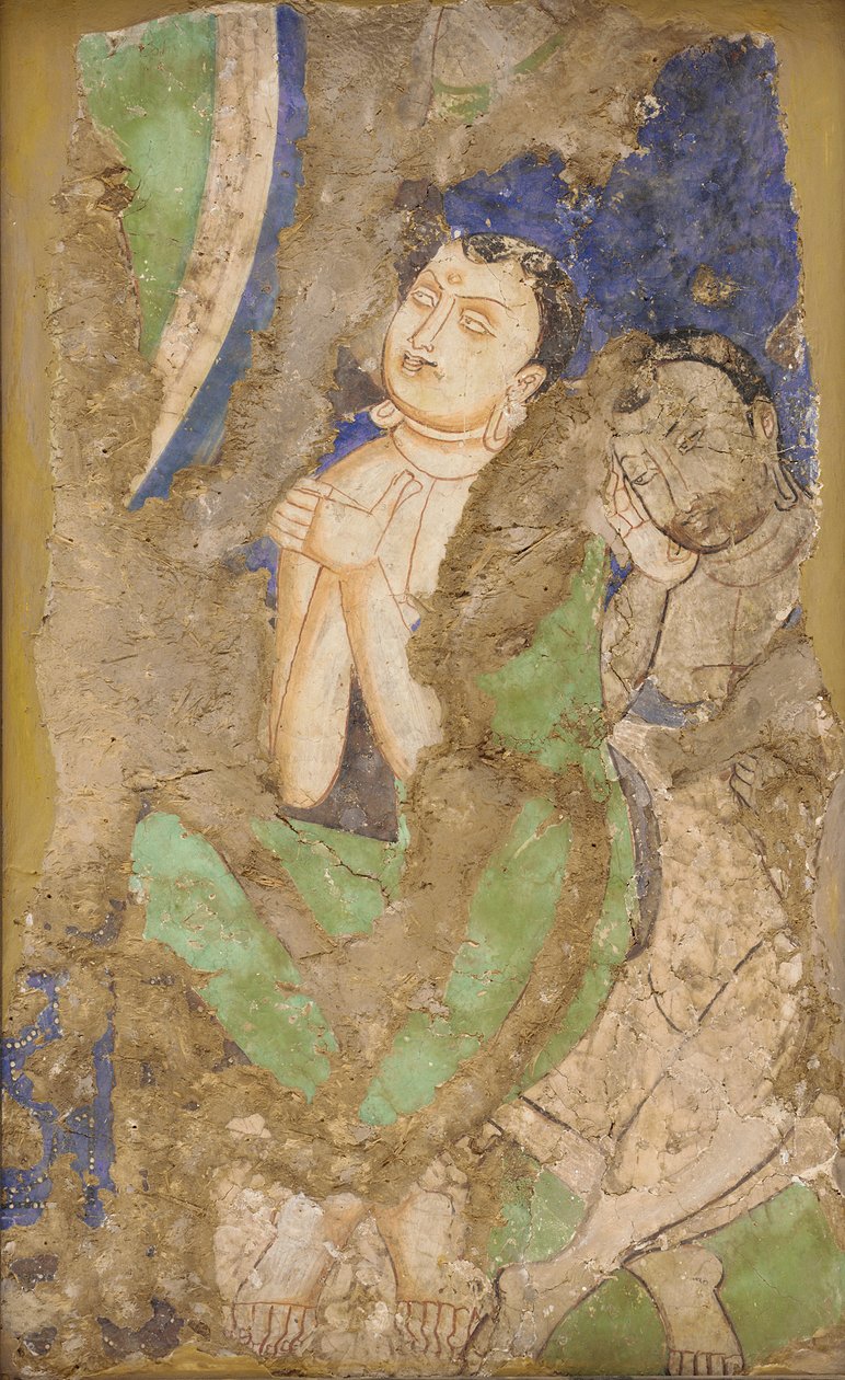 Two Monks, from Cave 224 by Unbekannt