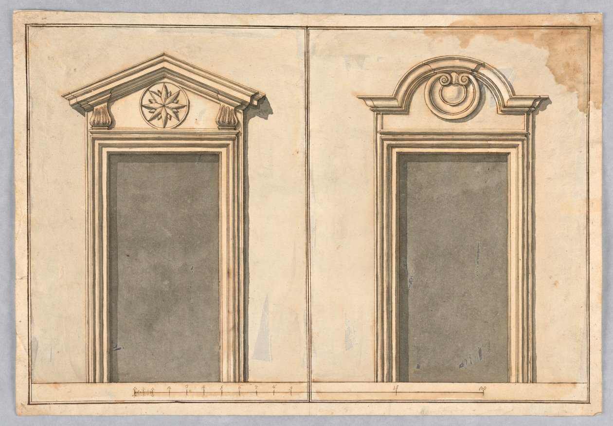 Two Projects for Door Frames by Unbekannt