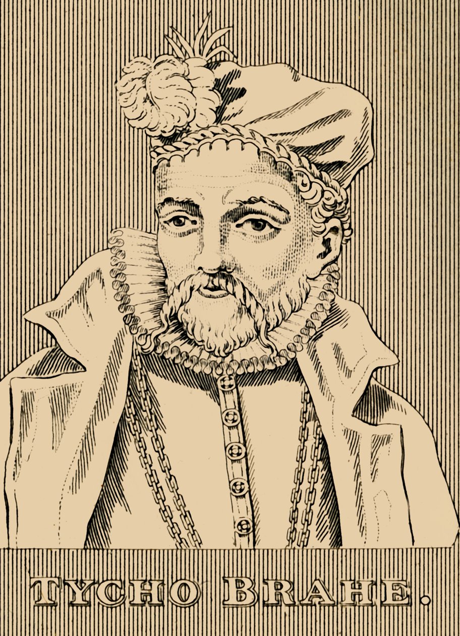 Tycho Brahe, 1546-1601, 1830 by Unbekannt