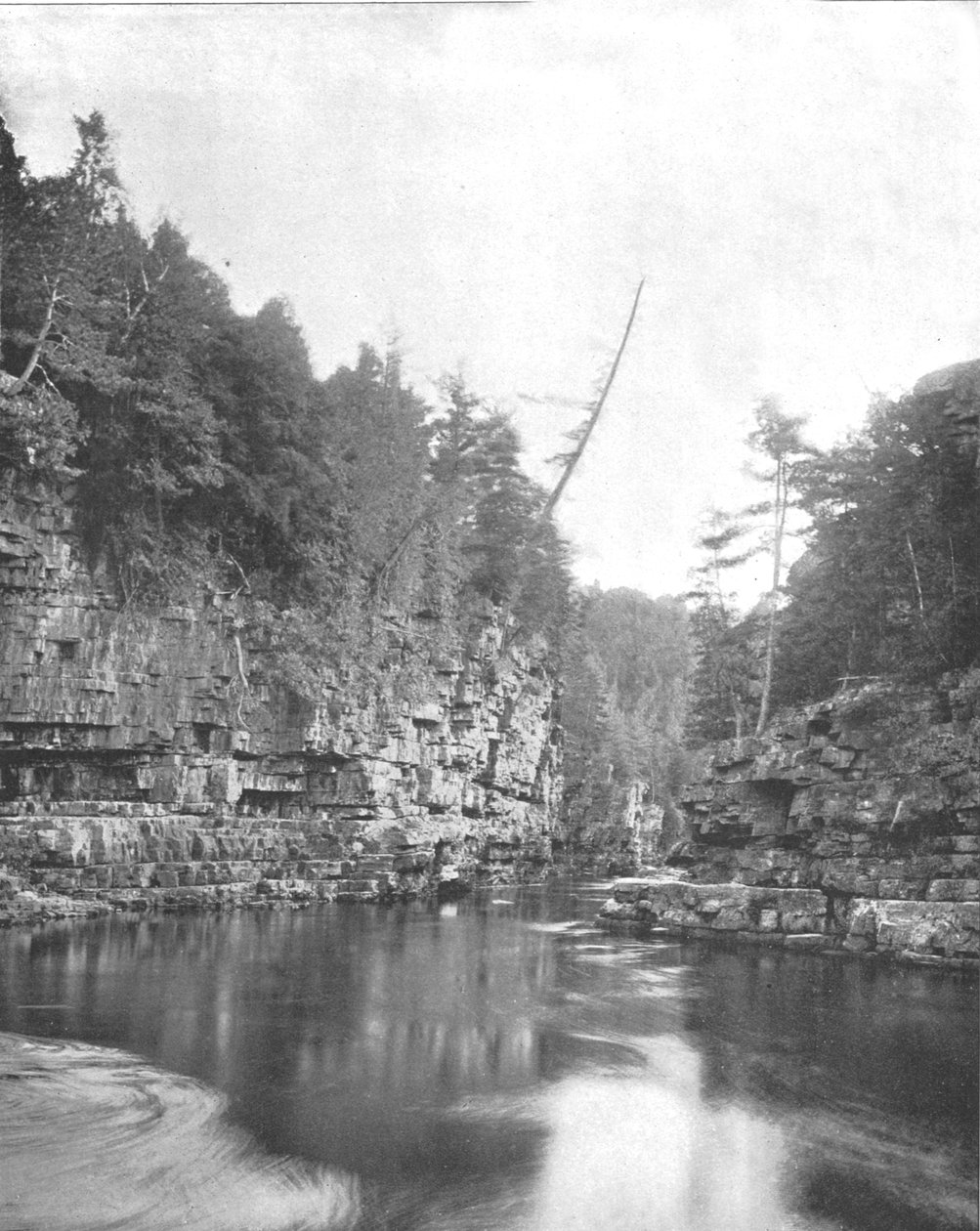 Upper End of the Ausable Chasm, Adirondacks, New York State, USA by Unbekannt