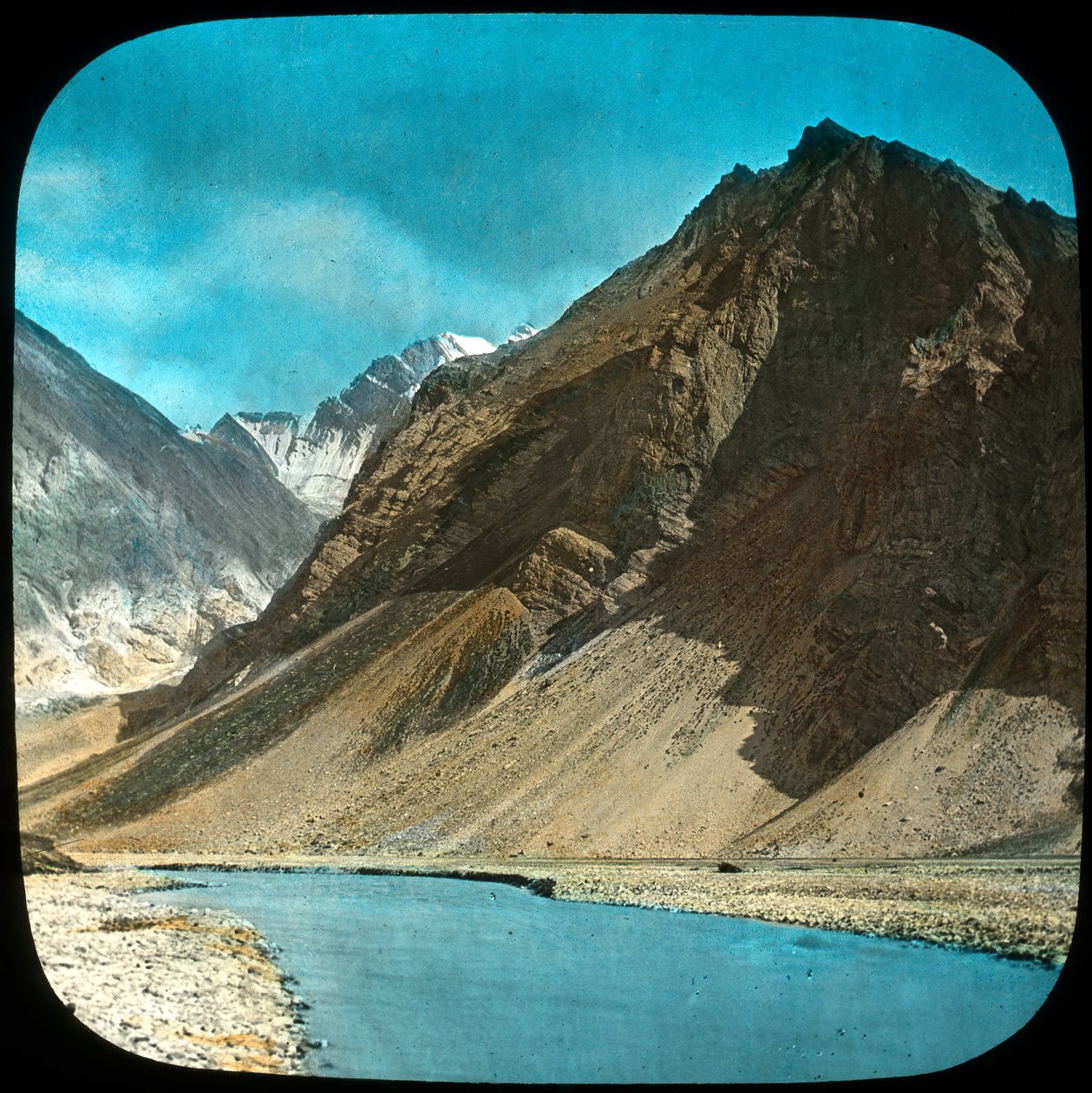 Upper Course of the Indus River, Kashmir, India by Unbekannt