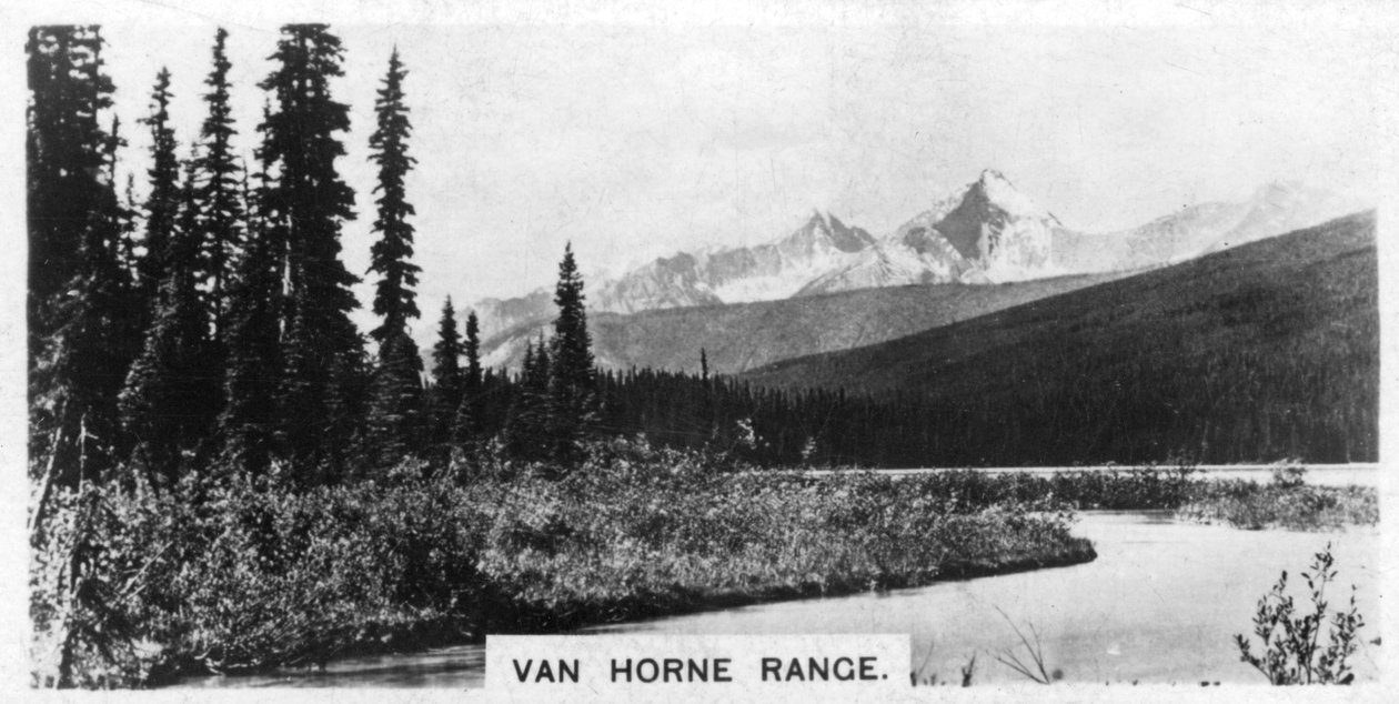Van Horne Range, Canadian Rockies by Unbekannt