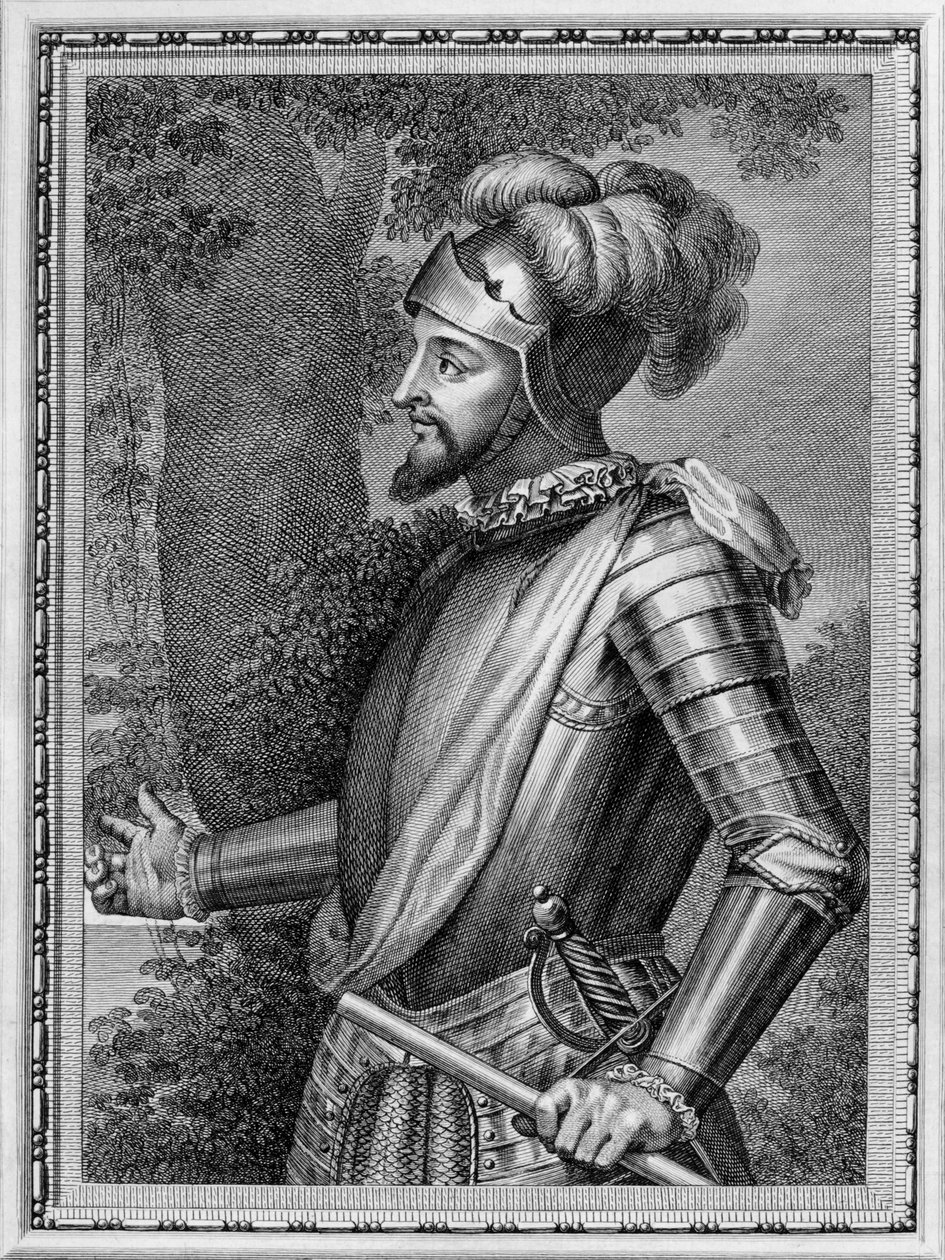 Vasco Núñez de Balboa from Retratos de los Españoles Ilustres by Unbekannt
