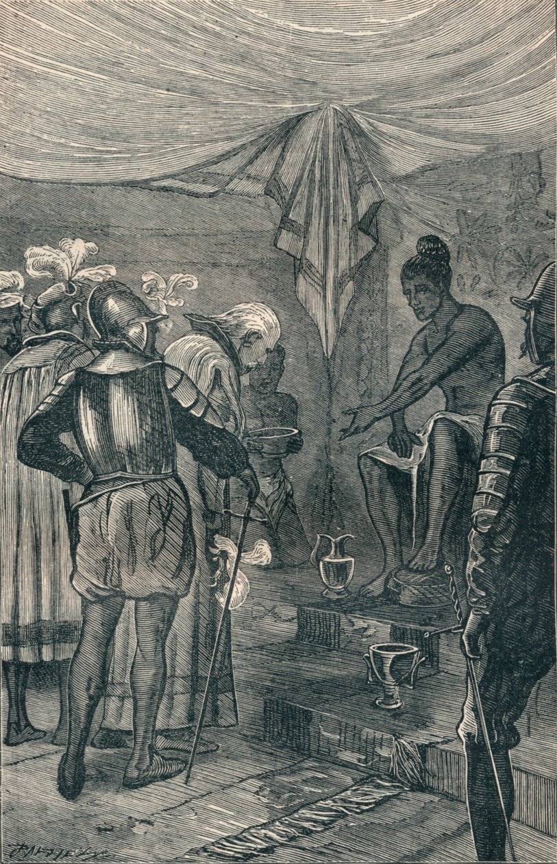 Vasco da Gama Visits the King, 1904 by Unbekannt