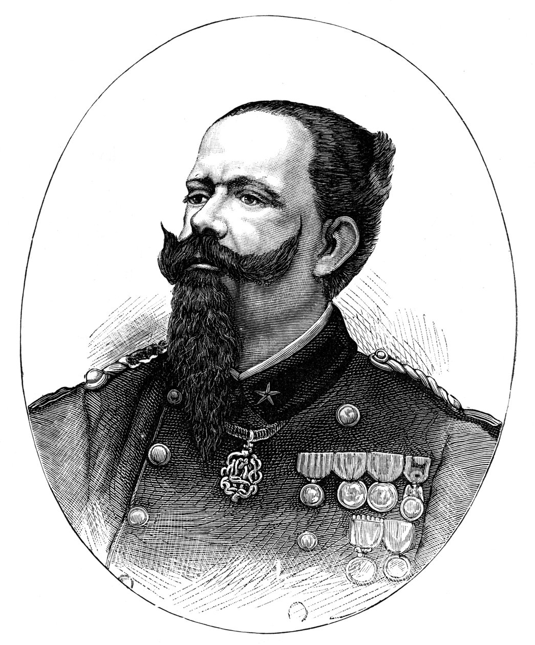 Victor Emmanuel II, King of Italy by Unbekannt