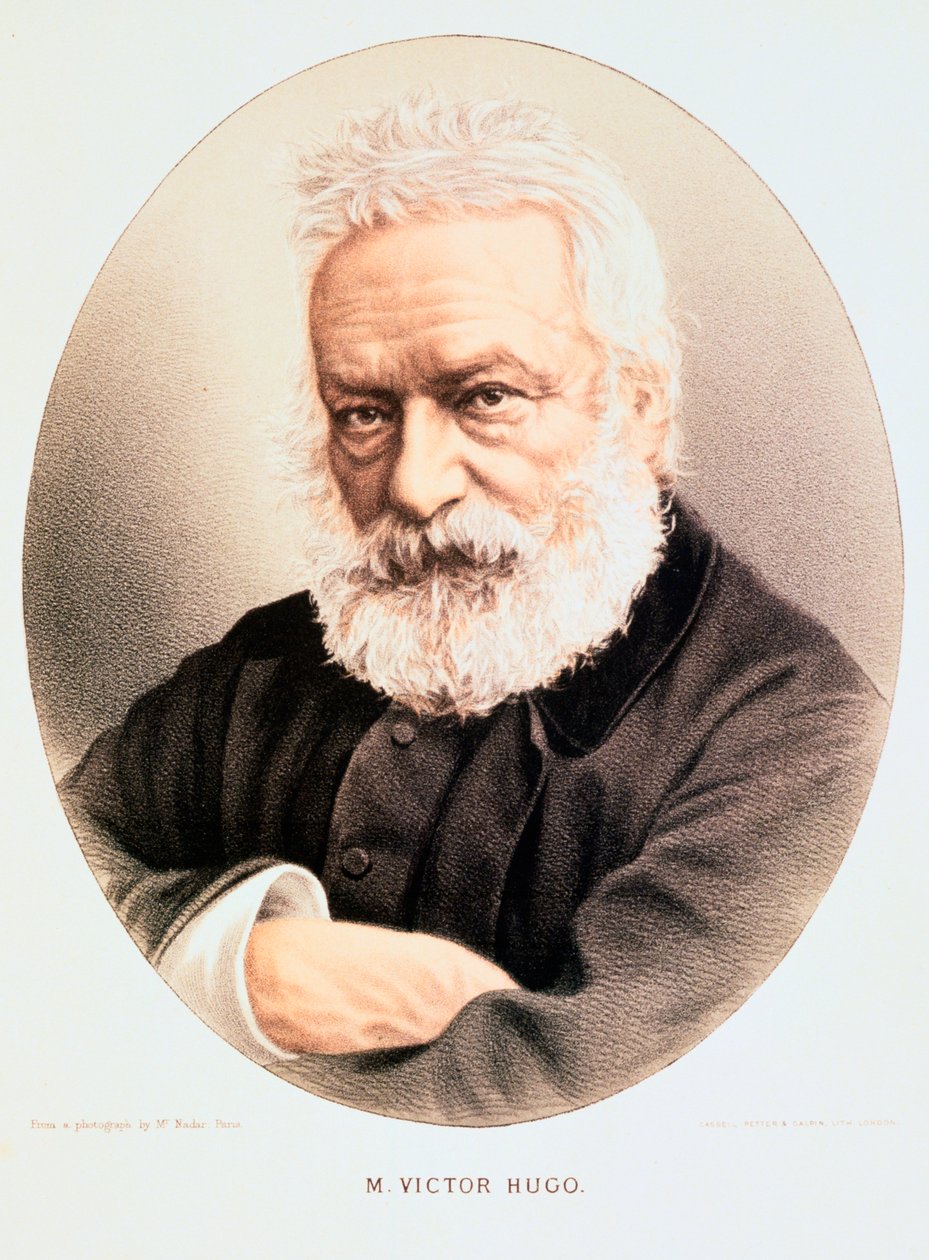 Victor Hugo, French poet, dramatist and novelist by Unbekannt