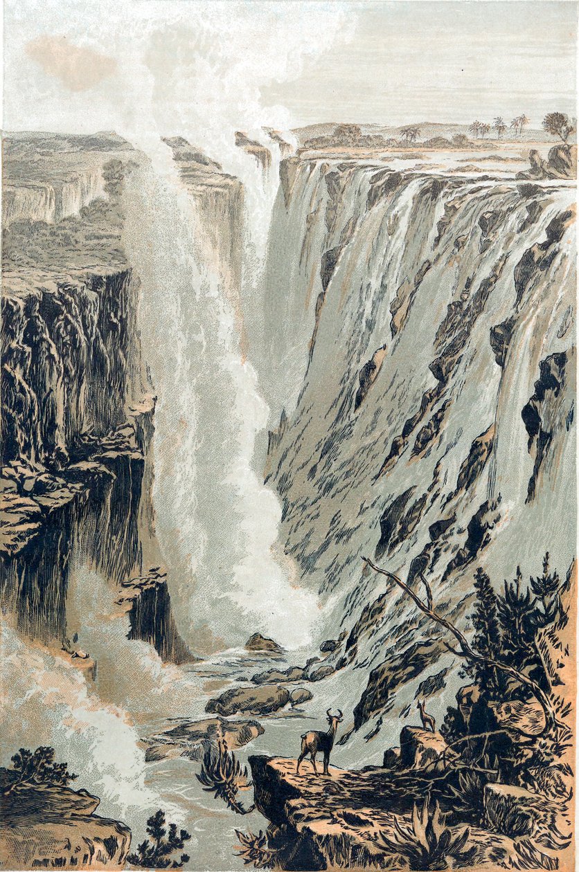 Victoria Falls, Africa, Viewed from the East by Unbekannt