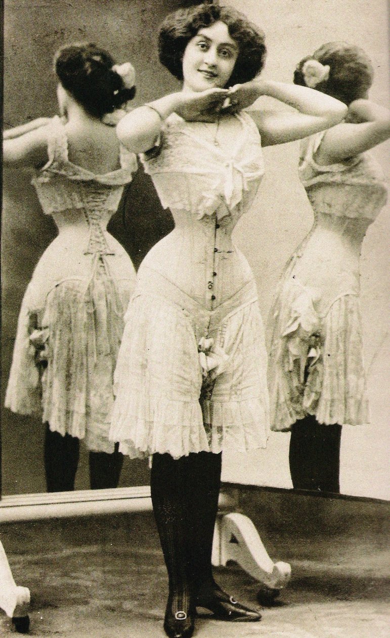 White Victorian Corset