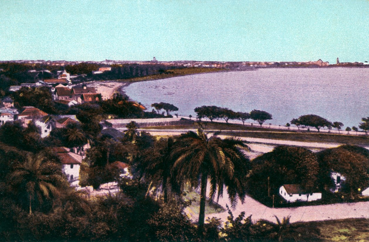 View from Malabar Hill, Bombay, India by Unbekannt