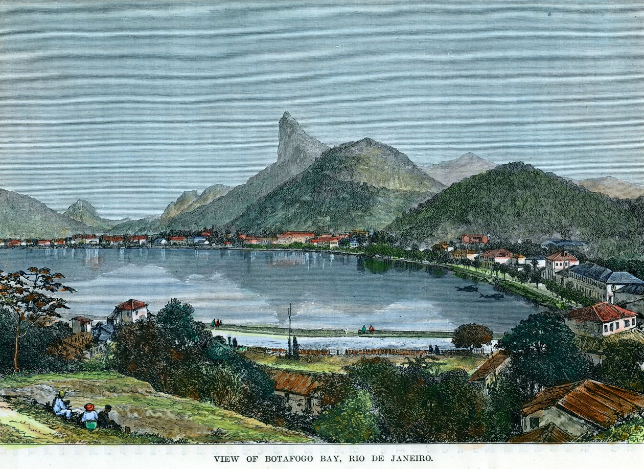 View of Botafogo Bay, Rio de Janeiro, Brazil by Unbekannt