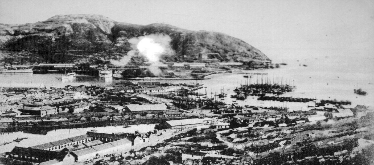 View of Port Arthur, Manchuria, 1904 by Unbekannt