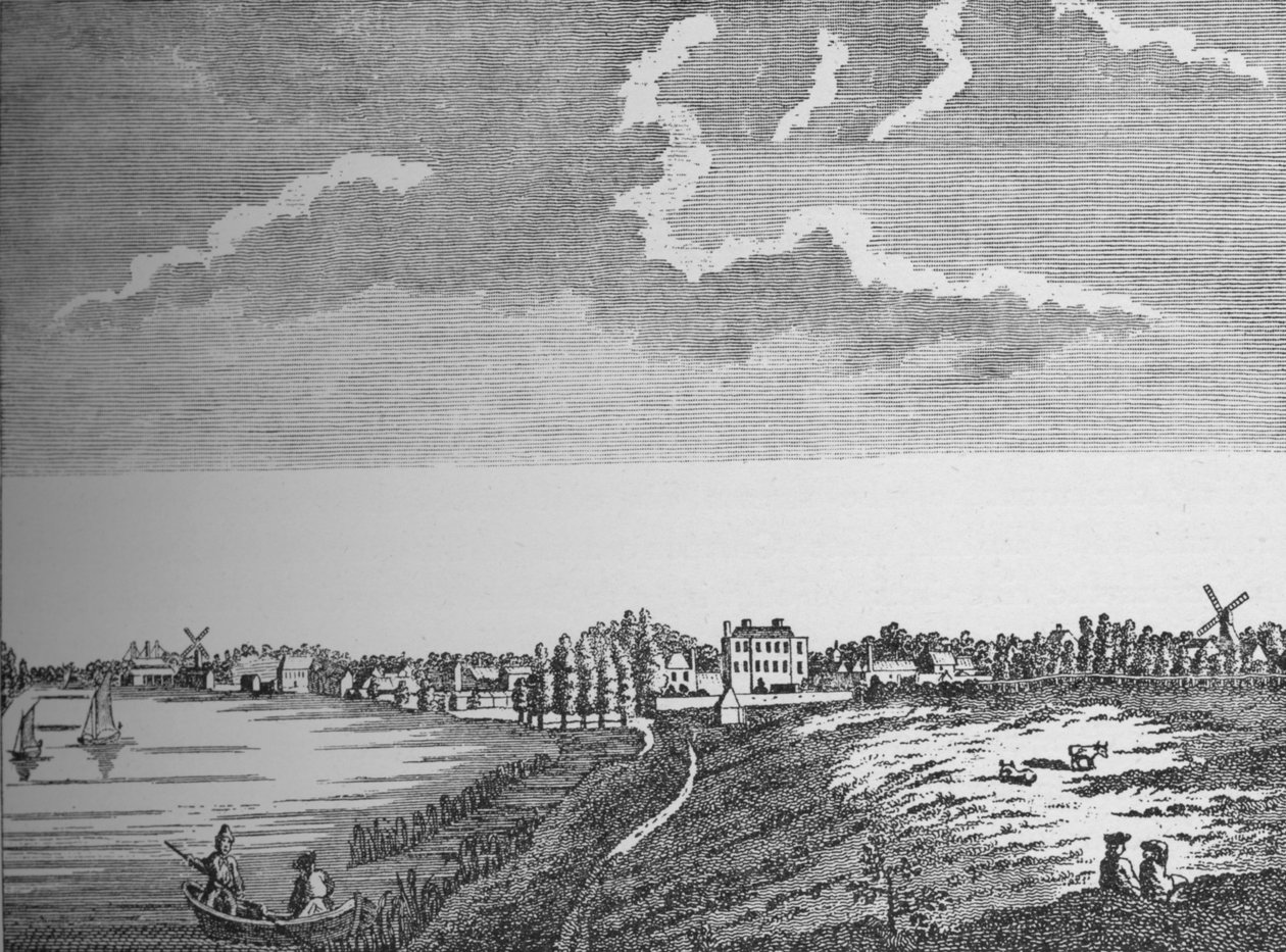 View of Wandsworth, Surrey, c1780 by Unbekannt